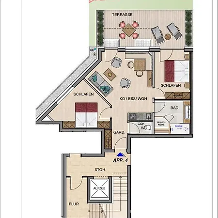 Ellmauer Hex Apartment